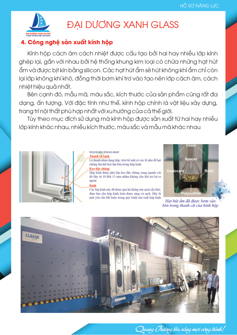 Kính cường lực và kính màu